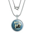 thumbnail image 1 of Beer Zero Nutritional Value and Proud of it Funny Humor 0.75" Pendant with Sterling Silver Plated Chain, 1 of 4