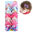 thumbnail image 2 of Coofit 6PCS Snap Clips Mode Mignon Bowknot Cheveux Clips Barrettes Accessoires de Cheveux, 2 of 4