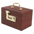 thumbnail image 1 of Hucha Para Adultos Y Niños, Caja De Almacenamiento De Vintage Con Cerradura De Contraseña, Caja De Dinero Decorativa Retro, Caja De Almacenamiento Reutilizable Para Regalo De, 1 of 7