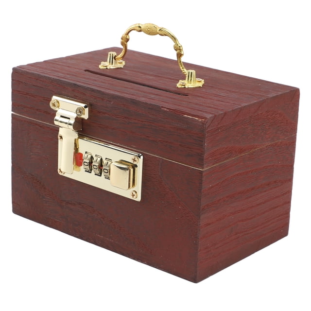 Hucha Para Adultos Y Niños, Caja De Almacenamiento De Vintage Con Cerradura De Contraseña, Caja De Dinero Decorativa Retro, Caja De Almacenamiento Reutilizable Para Regalo De