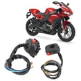 thumbnail image 4 of 2 interruptores de manija de potencia de 5 funciones para motocicleta izquierda y derecha de 22 mm y 0,9 pulgadas aptos para Honda, 4 of 10