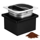 thumbnail image 1 of BRIGHTFUFU Caja de golpe de café expreso, contenedor de café molido de acero inoxidable, cubo de basura para posos de café, cubo de escoria con Base de reducción de ruido, 1 of 7