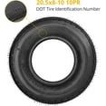 thumbnail image 2 of Telyswee 20.5X8.0-10 Trailer Tires 20.5x8x10 Tire Load Range E,10 Ply Trailer, Set of 2 Black, 2 of 6
