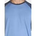 thumbnail image 3 of George Men's and Big Men’s Raglan Crewneck Tee with Long Sleeves, Sizes S-3XL, 3 of 6