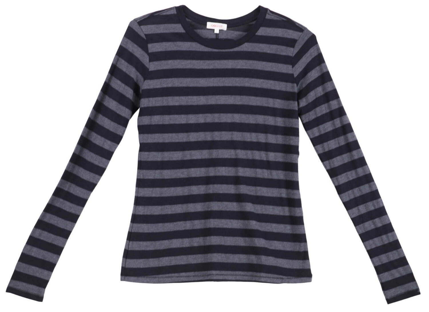 grey and black striped long sleeve