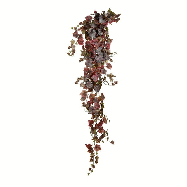 Vickerman 6 Pieds Feuille de Raisin Bordeaux Hanging Bush - FZ190572