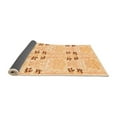 thumbnail image 2 of Ahgly Company Indoor Rectangle Abstract Orange Modern Area Rugs, 3' x 5', 2 of 4