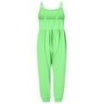 thumbnail image 4 of Girls Romper Sleeveless Summer Rompers for Girls Loose Casual Overalls with Side Pockets Girls' Fashion 2T, 4 of 4