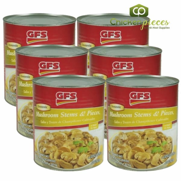 CP Gordon Mushroom Pieces And Stems Large Bulk 2.84L/100oz