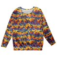 thumbnail image 4 of WEAIXIMIUNG Chandail en Molleton Surdimensionné pour Filles 8-9 Enfants Mode Mignon Imprimé Col Rond Sans Capuche Manches Longues, 4 of 4