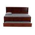 thumbnail image 3 of Merlot Twin Daybed with 3 Drawers and Trundle, 3 of 5