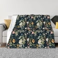 thumbnail image 1 of Fotbe Watercolor Floral Manta de Franela con Estampado, Manta Ultrasuave para Cama, Sofá, Auto, Hipoalergénica y Antibolitas-60"x50", 1 of 6