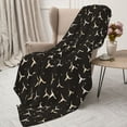 thumbnail image 3 of Rateoe Cow Skulls Pattern Flannel Throw Blanket, Ultra-soft Blanket for Bed, Couch, Car, Hypoallergenic Anti-pilling blanket-50"x40"(Vertical), 3 of 6