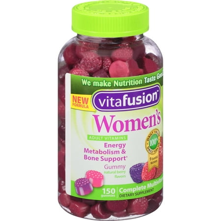 2 PACK - Vitafusion femmes Gummy Vitamines Formule complète multivitamines, 150 count