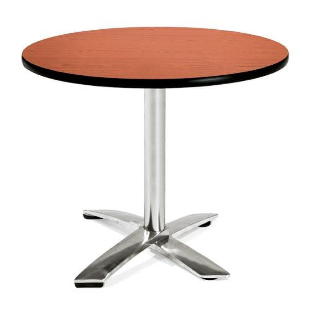 OFM 36" Round Folding Table in Cherry