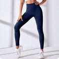 thumbnail image 5 of UngA Anti Cellulite Leggings High Waisted Leggings for Women Tummy Control Soft Yoga Pants Womens Gym Running Workout Leggings for Women Blue,L, 5 of 7