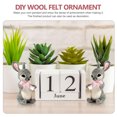 thumbnail image 4 of WEAVILUX 1Set DIY Needle Felting Kit Assorted Color Wool Felt Crafts Tools for Beginner Projects, 4 of 5