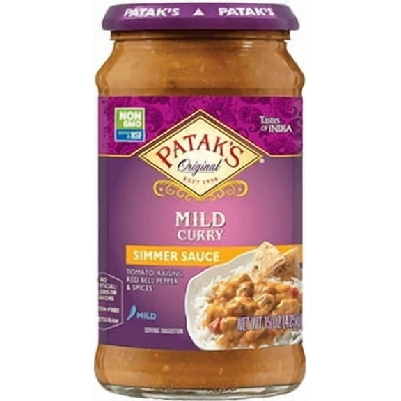 Patak's Mild Curry Simmer Sauce 15 oz