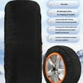thumbnail image 4 of 2Pcs Winter Snow Socks for Tires Anti-Slip Providing Safe Traction for Cars, 4 of 9