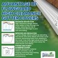 thumbnail image 5 of Flexxpoint HCRESW-22 Aluminum Gutter Guards Roof Gutter Accessories, 5 of 9