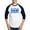 Blue/White, variant on CafePress - ELIGIBLE FOR SENIOR DISCOUNTS! Baseball Jersey - Cotton Baseball Jersey, 3/4 Raglan Sleeve Shirt