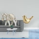 thumbnail image 2 of Figura De Elefante Y Pájaro Dorado Tallada A Mano En Madera. Ideal Como Recuerdo Para La Decoración Moderna Del Hogar, Escritorio, Estantería, Sala De Estar O Como Regalo De Inauguración., 2 of 8