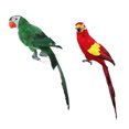 thumbnail image 1 of 2 Piezas 45 cm Loros Artificiales del Pájaros de Espuma con Artificial con un Color de Textural y Una Forma, 1 of 9