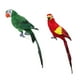 thumbnail image 1 of 2pcs Creativo Handcraft Espuma Aves Estatuilla Interior Paisaje Exterior Ornamento Rojo Y, 1 of 9