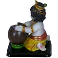 thumbnail image 4 of Krishna Statue 4.5" Lord Krishna the Butter Thief (Makhan Chor) (YX62A), 4 of 4