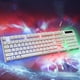 thumbnail image 3 of Teclado Mecánico Para Juegos Con Retroiluminación RGB 104 Teclas USB Teclado Ratón Blanco Ratón de teclado blanco SM SunniMix Teclado de computadora mecánico, 3 of 8