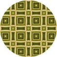 thumbnail image 1 of Ahgly Company Machine Washable Indoor Round Transitional Oak Brown Area Rugs, 8' Round, 1 of 7