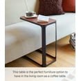 thumbnail image 2 of Yamazaki Home C Side Table, Black, Steel, Supports 22 pounds, No Assembly, 2 of 5