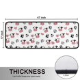 thumbnail image 5 of Kitchen Rugs Sets Of 2,White Cow Heart Pattern Anti Fatigue Kitchen Mat Rugs Non Slip Washable,Decorative Kitchen Floor Mats for Kitchen,Sink,Laundry,17"x47"+17"x47", 5 of 5