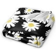thumbnail image 2 of Yibo Tulips Floral Blanket Flannel Soft and Comfortable Anti-static Bed Sofa Blanket, 2 of 6