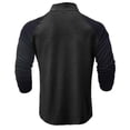 thumbnail image 5 of GigrtiJin Mens Colorblock Long Sleeve Shirt Stand Collar Sports Outdoor Shirts Casual Comfy Basic Golf Shirts, 5 of 8