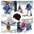 thumbnail image 7 of Honeii Red Spider On The Web Print Kids Knit Beanie Watch Hat ,Knit Cap for Boys and Girls, 7 of 7