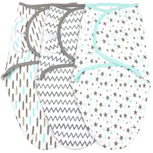 Bublo Baby Swaddles for Newborns 0–3 Months, 3-Pack