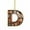 D, variant on KCEHTA Christmas Book Ornaments, Letter Shaped Bookshelf Pendant, Book Lover Christmas Ornaments, 26 Letters Christmas Tree Decoration, Personalized Christmas Gifts for Book Lovers, Librarian