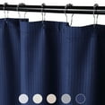 thumbnail image 6 of Shininglove Waterproof Shower Curtains for Bathroom, Navy Blue, 72inx84in, 6 of 6