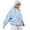 Sky Blue, variant on TAIAOJING Toddler Girls Zip Up Hooded Jacket For Kids Lightweight Breathable Outerwear With Prints Casual And Outdoor Coat For Ages 3-14 Cozy 7-8Y