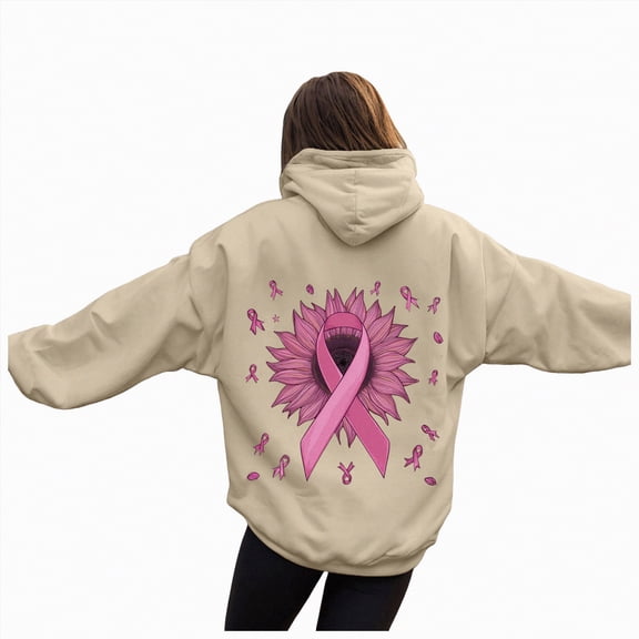 Godom Hoodies for Women Long Sleeve Drawstring Hooded Sweatshirts Womens Fall Winter Ribbon Oversized Hoodie with Pockets