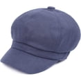 thumbnail image 6 of CoCopeaunts Women Beret Newsboy Cap Winter Spring Solid Color Octagonal Cap Vintage Casual Eight Panel Baker Boy Hat, 6 of 8