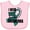 AD-Pink, variant on Inktastic I Wear Teal for My Grandma Ovarian Cancer Awareness Boys or Girls Baby Bib