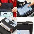 thumbnail image 1 of Paokuoon Bike Handlebar Bag Bike Handlebar Waterproof Large Capacity Cartoon Pattern Zipper Closure Double Layer Bike Front, 1 of 8