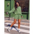 thumbnail image 3 of MOYIKO Womens 2 Piece Sets Lounge Matching Set Oversized Pullover Tops and Shorts with Pockets Size XXL, 3 of 7