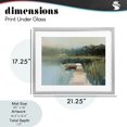 thumbnail image 4 of Stupell Industries Coastal Marsh Pier Abstraction Gray Framed Print Under Glass, 21 x 17, by Kim Curinga, 4 of 8