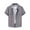 Gray, variant on Mens Collared Shirts Short Sleeve Summer T-Shirt with Pockets Fashion Classic Plain Blue Quick Dry Tee for Men Button Up