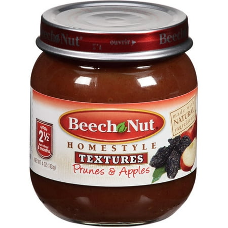 Beech-Nut Textures Prunes & Apples Baby Food, 4 oz ...