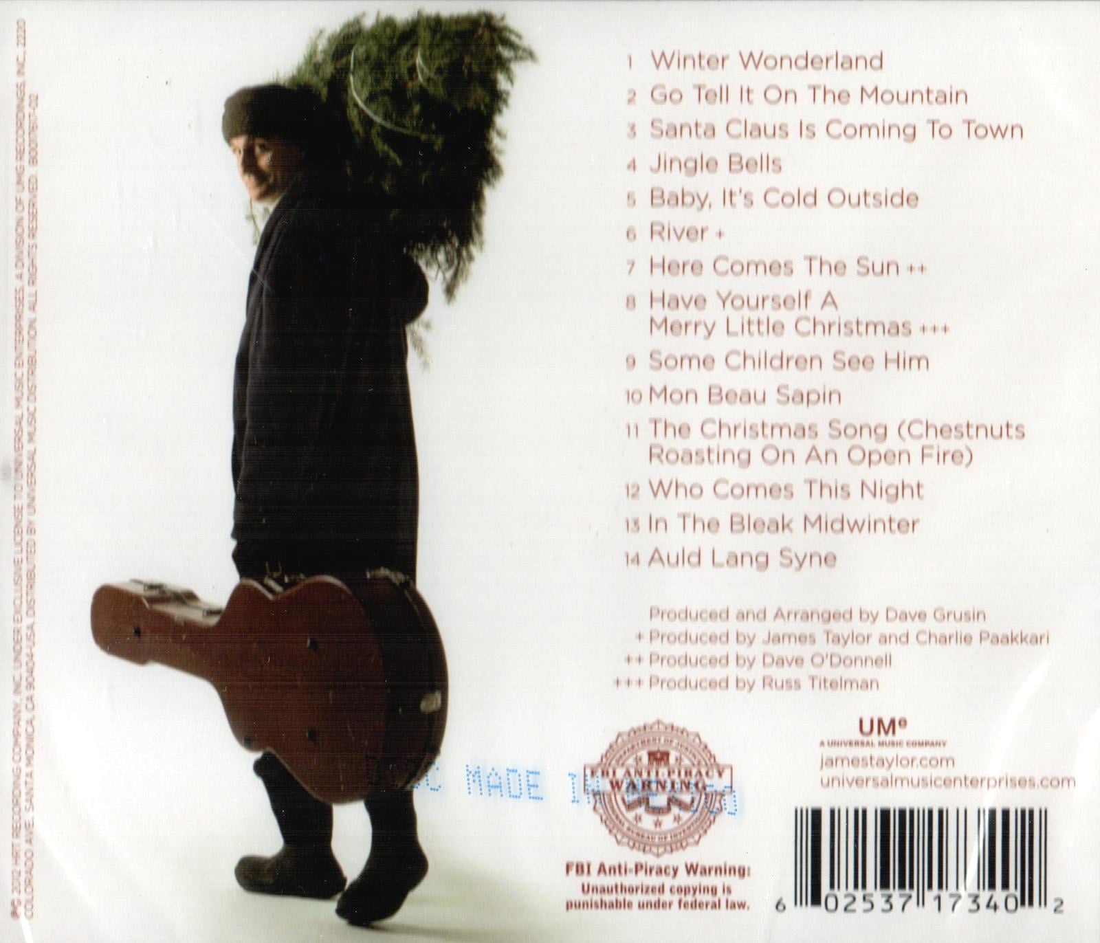 James Taylor James Taylor at Christmas CD Walmart
