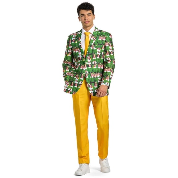 OppoSuits Men's Suits ElfT - US 36 Multicolor